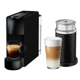 Essenza Mini Piano Black & Aeroccino Bundle
