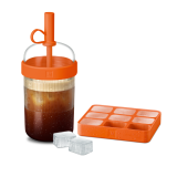 Iced Coffee Tumbler + Ice Cube Tray Bundle