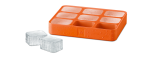 Barista Ice Cube Tray, Orange