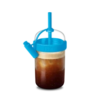 Travel Tumbler Blue Bottle