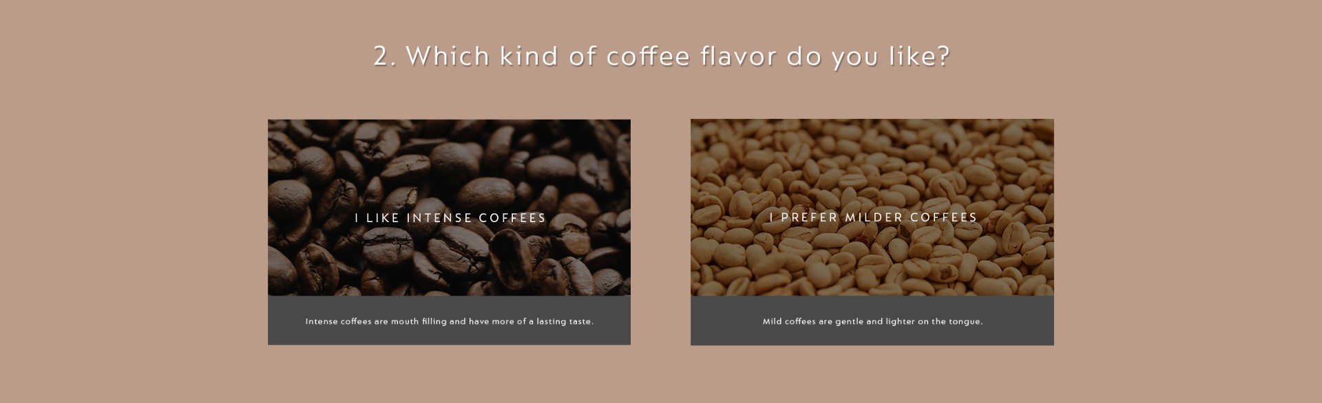 Nespresso Recipe Quiz